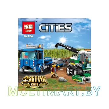 Конструктор Lepin 02134 Транспортировщик для комбайнов (401 деталь) картинка 4